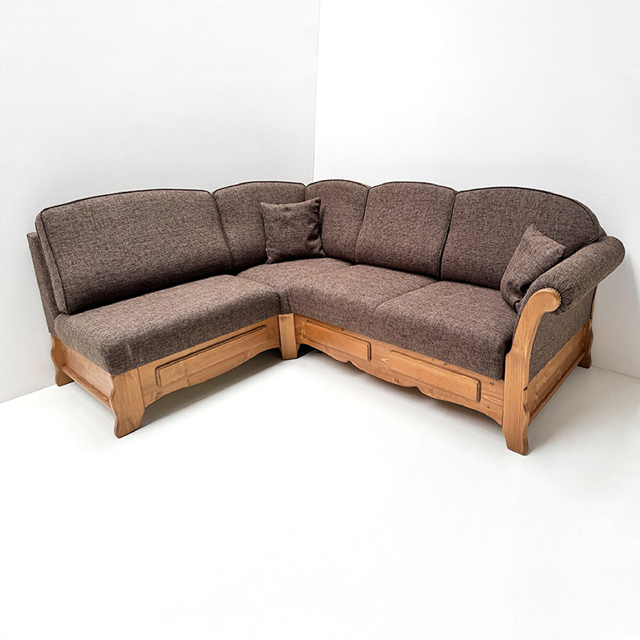 Sofa Ecksofa Sterzing 172/267 cm, Natura braun, 38 Lagerstoffe preisgleich !