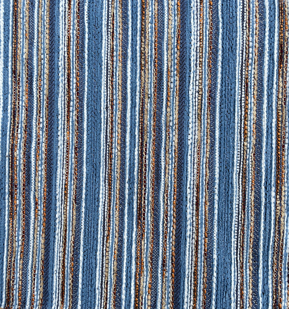 Stoff FLECKERL PLUS 3033 blau Streifen fein