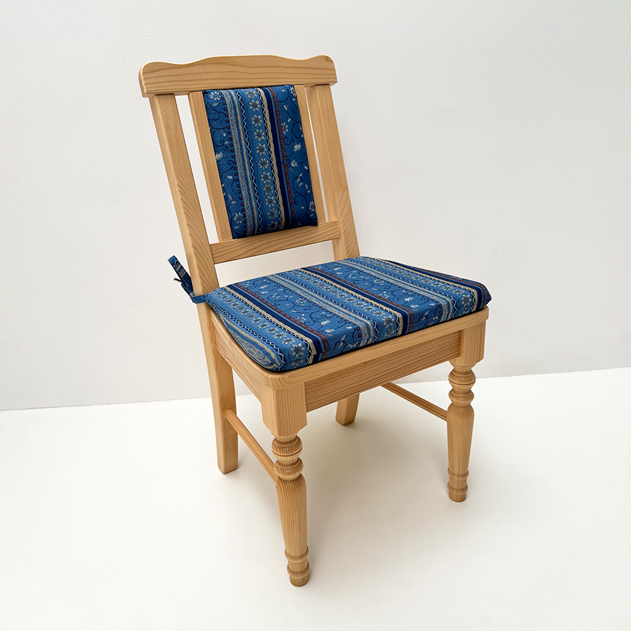 Stuhl Rangau, mit Rückenpolsterung, Sitzpolster genäht , Bormio TS-7758