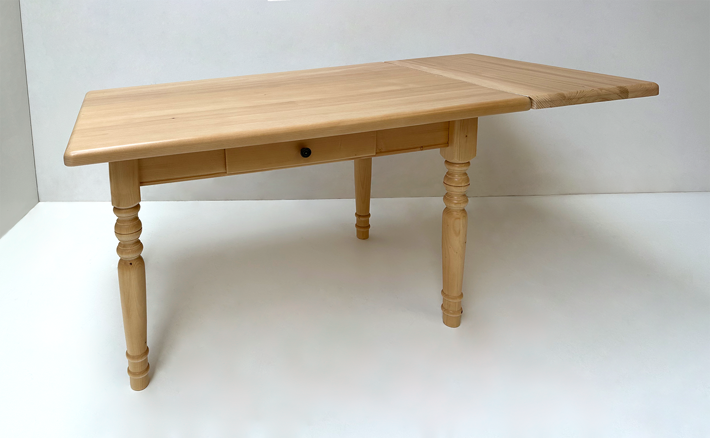 Vierfußtisch Rangau 80/120 cm, mit Ansteckplatte 40 cm