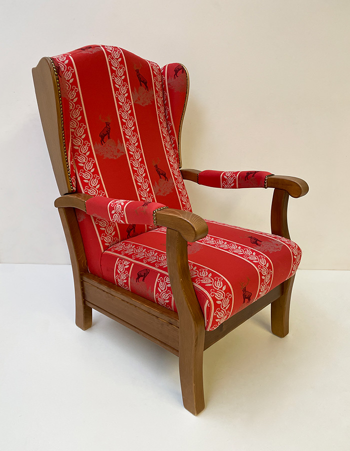 Ohrenbackensessel  TV-Sessel Inzell ohne Funktion, Eiche (P43) Clou 2254, TIROL LIVING, Lichtung 50