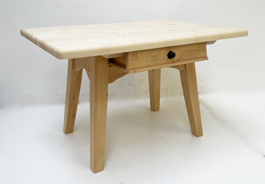 Tisch Tirol, Bürgertisch 1527 Ahornplatte 120/85 cm, Eckbankgruppe Tirol