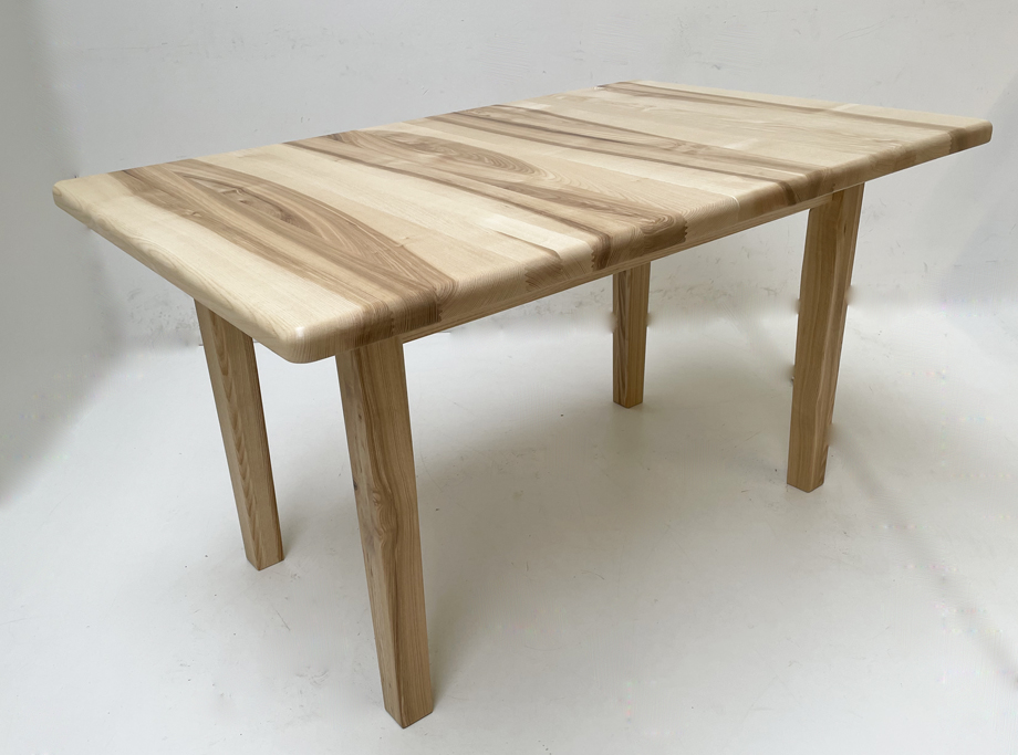 Vierfußtisch ISEO Kernesche 1405/75 cm, ausziehbar mit Einlegeplatte 40 cm