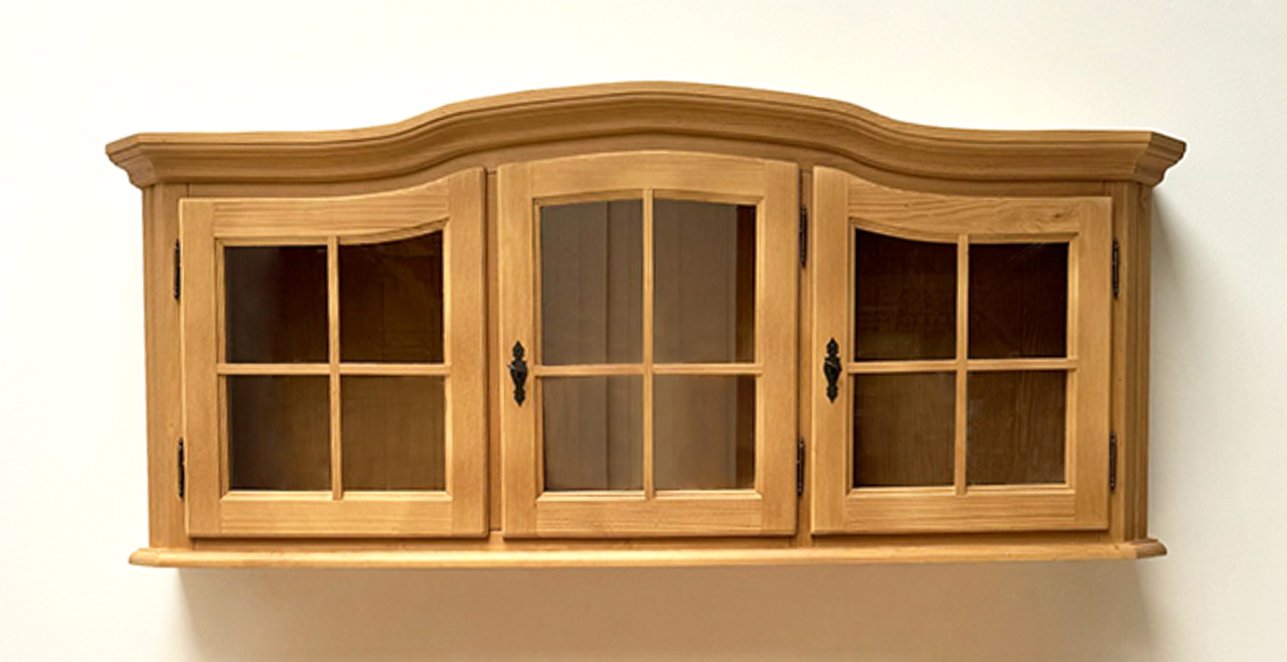 Wandbord Amberg breit m. 3 Türen, B 177 cm, zu Anrichte Amberg 3 trg. passend