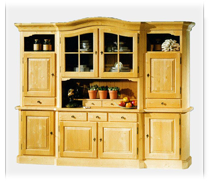 Wohnwand Oberau 4-trg. Buffetfront