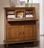 Sekretär Füssen, Fichte massiv, Clou 2217 lackiert